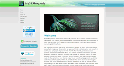 Desktop Screenshot of mysemexperts.com
